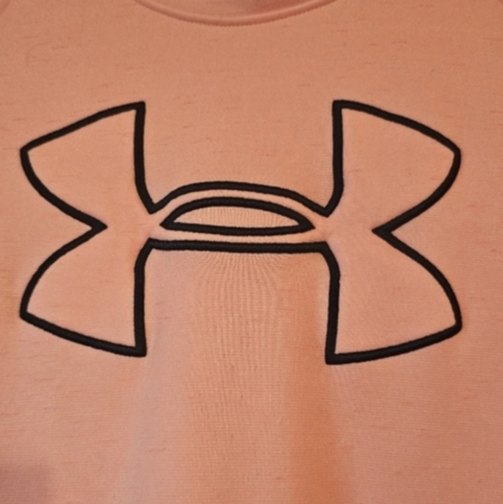 Under Armour Pink Hoodie with Black Logo - Picture 2 of 5
